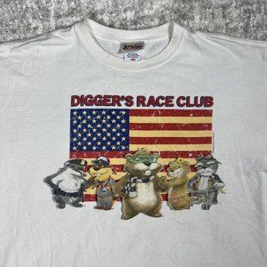 Nascar Chase Shirt 2X XXL‎ Short Sleeve Diggers Race Club American Fox 2009